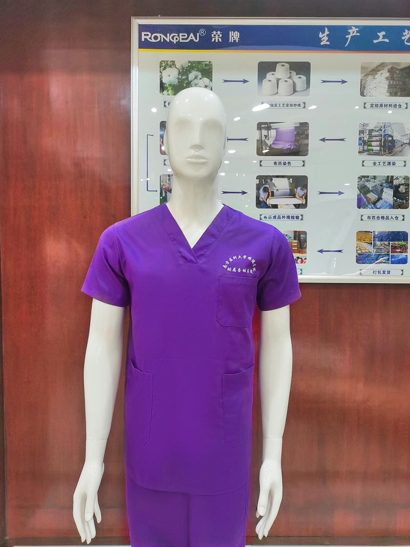 星空·综合体育纺织洗手衣面料